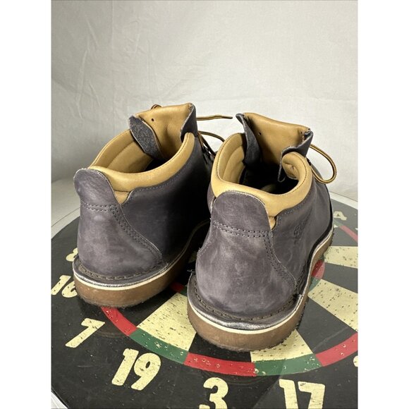 Danner Tramline Navy Blue Leather Crepe Sole Lace Up Boots Shoes Men 12EE - Picture 3 of 9